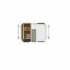 James Martin Vanities Copper Cove Encore 48in Single Vanity, Bright White w/ 3 CM Arctic Fall Solid Surface Top 301-V48-BW-3AF